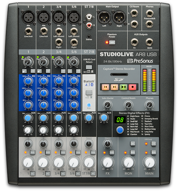 source live audio mixer