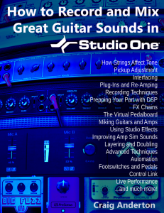 How to Record and Mix Great Guitar Sounds in Studio One product image thumbnail