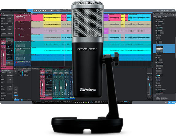 Microphone USB PreSonus Revelator Avec Casque Studio Et Filtre Anti-pop - Pour Streaming, Podcast, Enregistrement